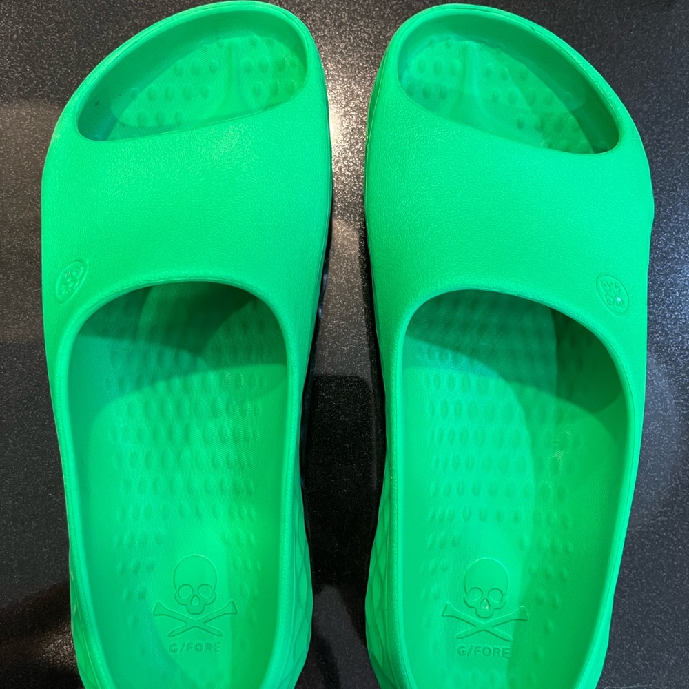 G/FORE Green Sandals Vibrant Comfort Slides